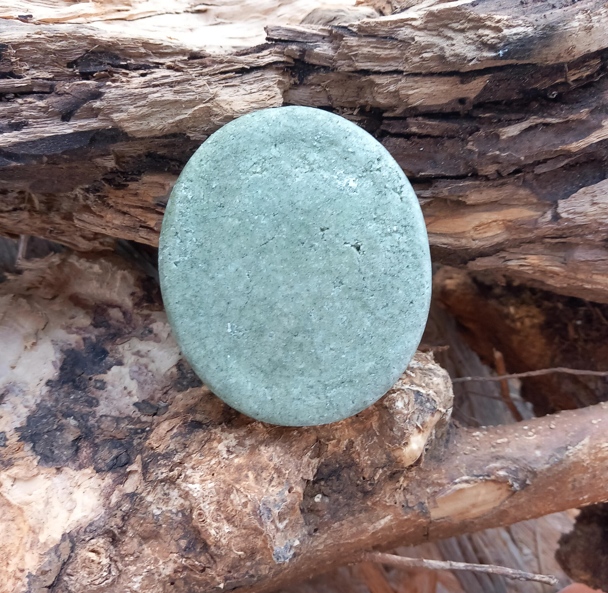 Spirulina Shampoo Bar. app 65 gr €7.50 (V)